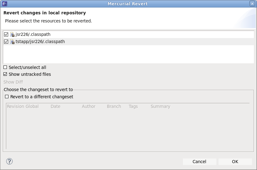 Revert .classpath files changes